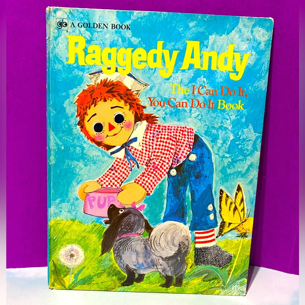 RAGGEDY ANDY A GOLDEN-BOOK VINTAGE 1973 THE I CAN DO IT, YOU CAN DO IT BOOK